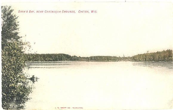 Bank's Bay, near Chataugua Grounds, Chetek, WI - Carey's Emporium