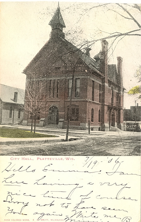 City Hall, Platteville, WI - Carey's Emporium