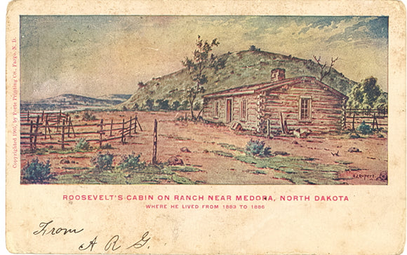 Roosevelt's Cabin on Ranch near Medora, ND - Carey's Emporium