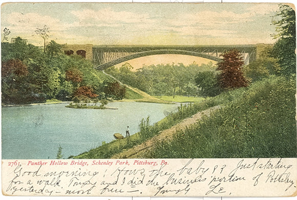 Panther Hollow Bridge, Schenley Park, Pittsburgh, PA - Carey's Emporium