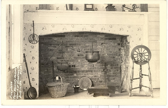 Fireplace, Fort Necessity Museum, 10 Mi. E. of Uniontown, PA - Carey's Emporium