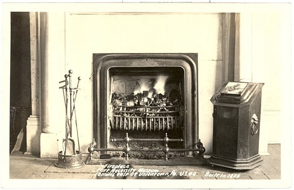 Fireplace, Fort Necessity Museum, 10 Mi. E. of Uniontown, PA - Carey's Emporium