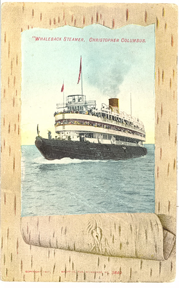 Whaleback Steamer Christopher Columbus - Carey's Emporium