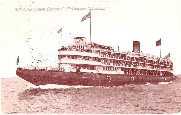 Excursion Steamer Christopher Columbus - Carey's Emporium