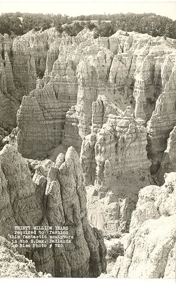 Thirty Million Years required to fashion this fantastic sculpture in the S. Dak. Badlands - Carey's Emporium