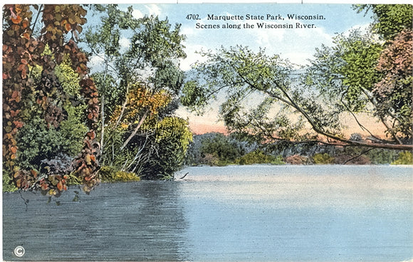 Scenes along the Wisconsin River, Marquette State Park, WI - Carey's Emporium