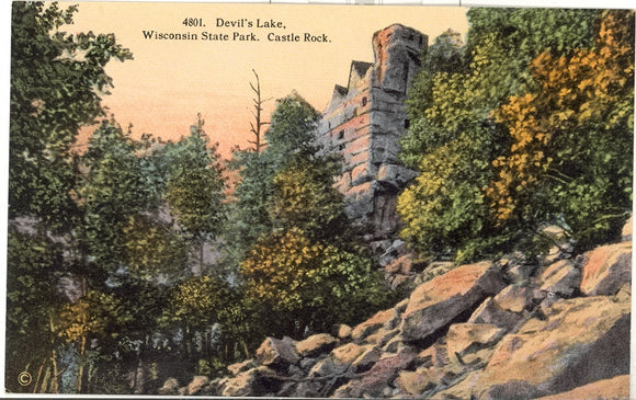 Castle Rock, Devil's Lake, Wisconsin State Park - Carey's Emporium