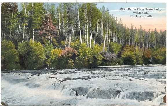 The Lower Falls, Brule River State Park, WI - Carey's Emporium