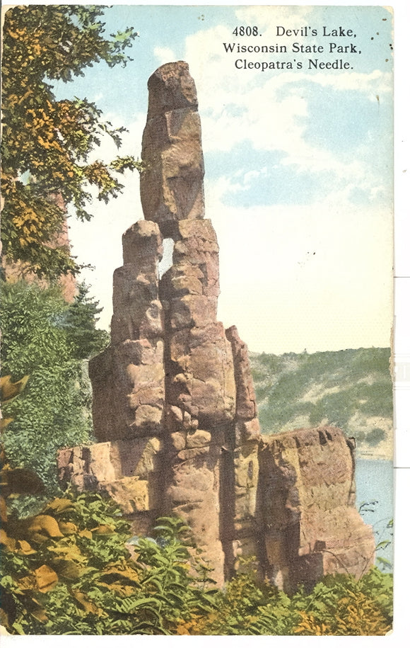 Cleopatra's Needle, Devil's Lake, Wisconsin State Park - Carey's Emporium
