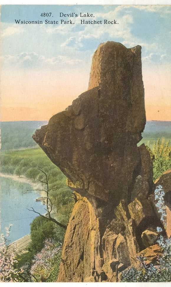 Hatchet Rock, Devil's Lake, Wisconsin State Park - Carey's Emporium
