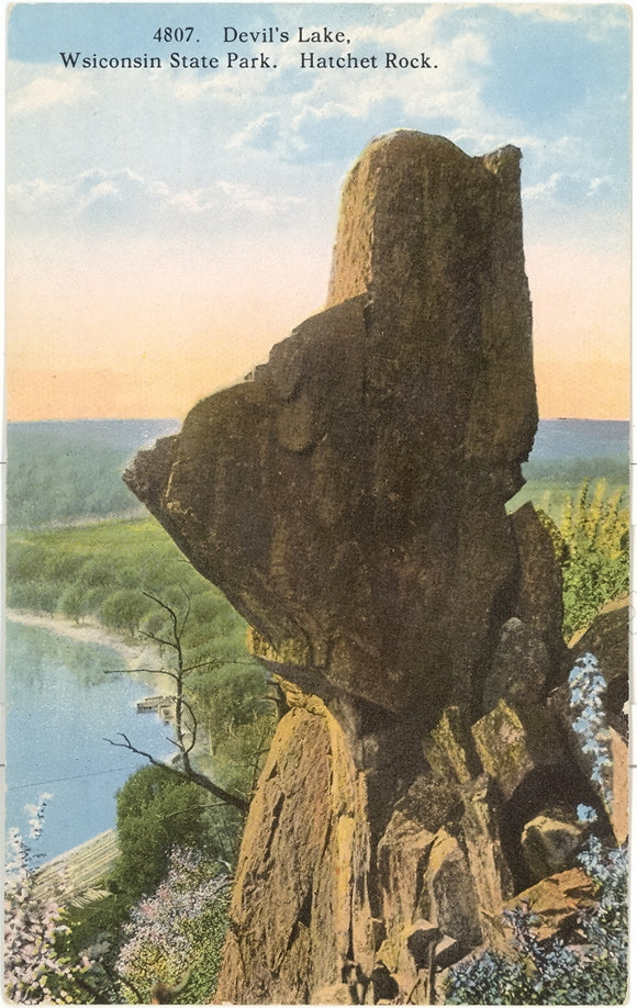 Hatchet Rock, Devil's Lake, Wisconsin State Park - Carey's Emporium