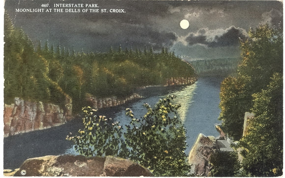Moonlight at the Dells of the St. Croix, Interstate Park, WI - Carey's Emporium