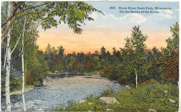 On the Banks of the Brule, Brule River State Park, WI - Carey's Emporium