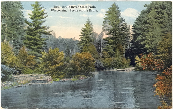 Scene on the Brule, Brule River State Park, WI - Carey's Emporium