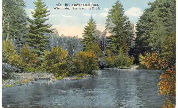 Scene on the Brule, Brule River State Park, WI - Carey's Emporium