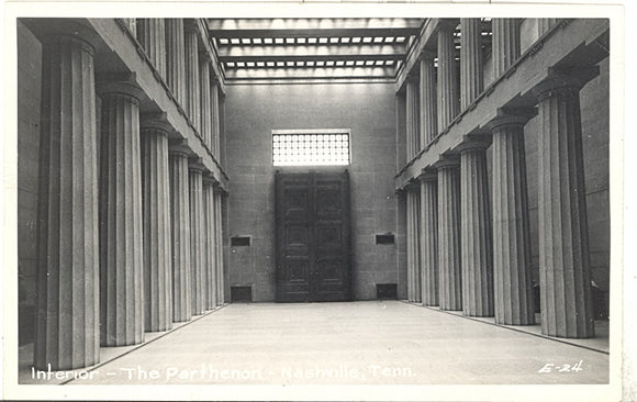 Interior, The Parthenon, Nashville, TN - Carey's Emporium