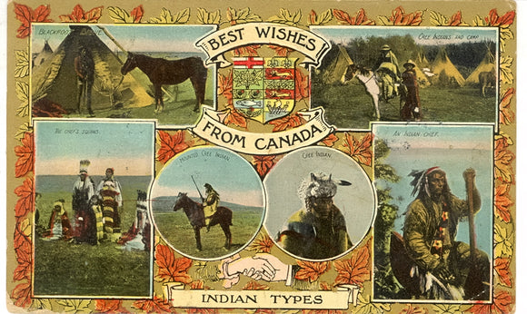 Best Wishes from Canada,  Indian Types - Carey's Emporium