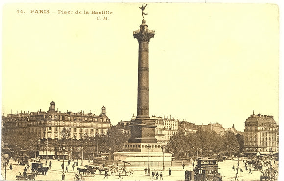 Place de la Bastille, Paris - Carey's Emporium