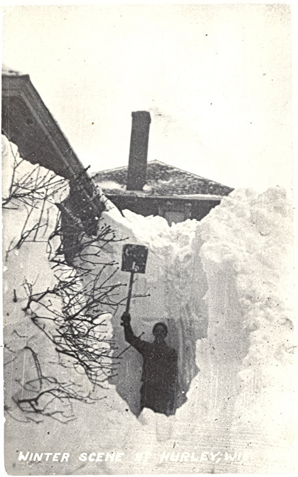 Winter Scene at Hurley, WI - Carey's Emporium
