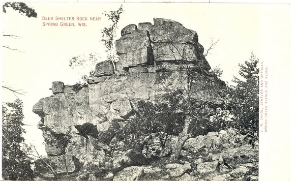 Deer Shelter Rock near Spring Green, WI - Carey's Emporium