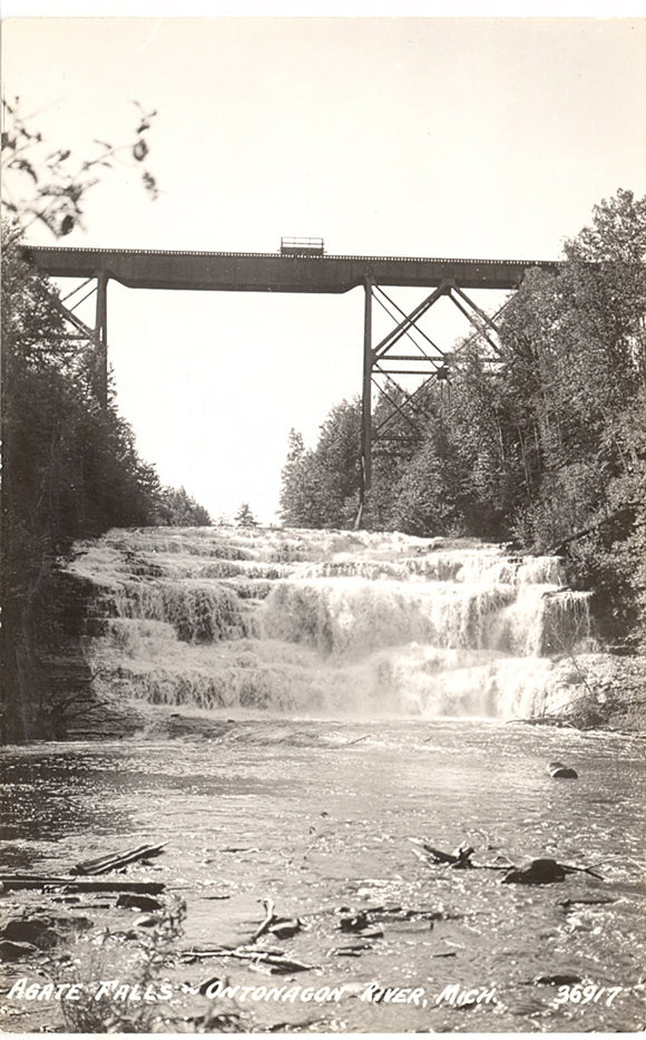 Agate Falls, Ontonagon River, MI - Carey's Emporium