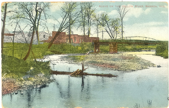 Scene on the Yellow River, Barron, WI - Carey's Emporium