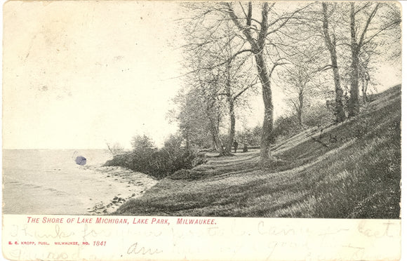 The Shore of Lake Michigan, Lake Park, Milwaukee, WI - Carey's Emporium