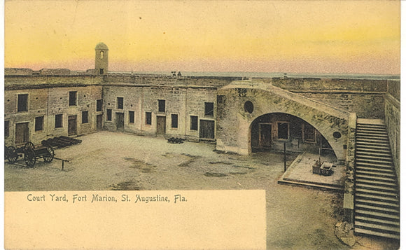 Court Yard, Fort Marion, St. Augustine, FL - Carey's Emporium