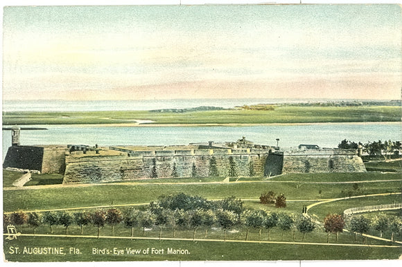 Bird's-Eye View of Fort Marion, St. Augustine, FL - Carey's Emporium