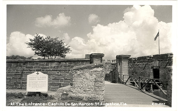 At The Entrance, Castillo De San Marco, St. Augustine, FL - Carey's Emporium