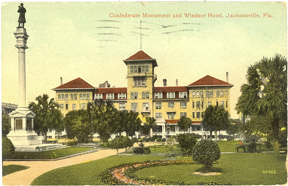 Confederate Monument and Windsor Hotel, Jacksonville, FL - Carey's Emporium