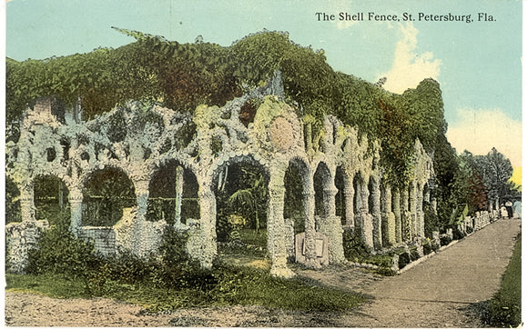 The Shell Fence, St. Petersburg, FL - Carey's Emporium