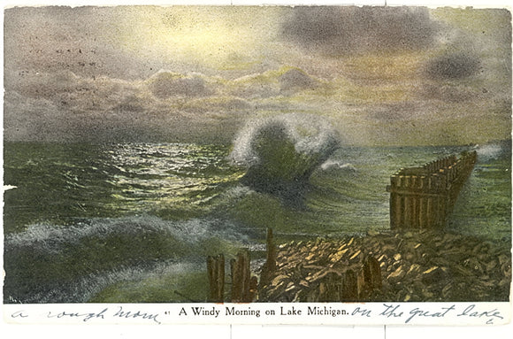 A Windy Morning on Lake Michigan, Chicago, IL - Carey's Emporium