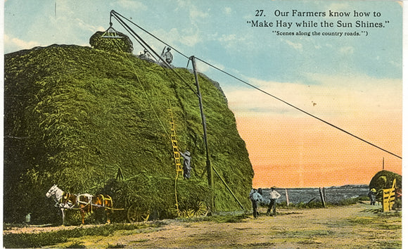 Our Farmers know How to Make Hay while the Sun Shines, Green Bay, WI - Carey's Emporium