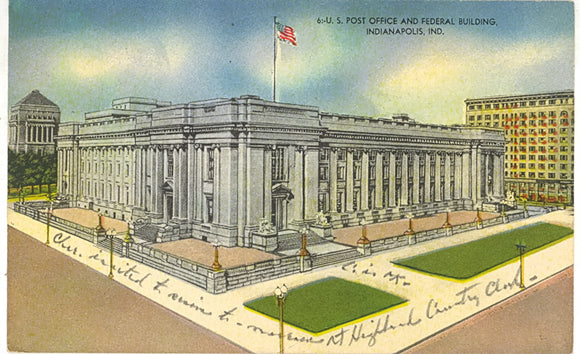 U. S. Post Office and Federal Building, Indianapolis, IN - Carey's Emporium
