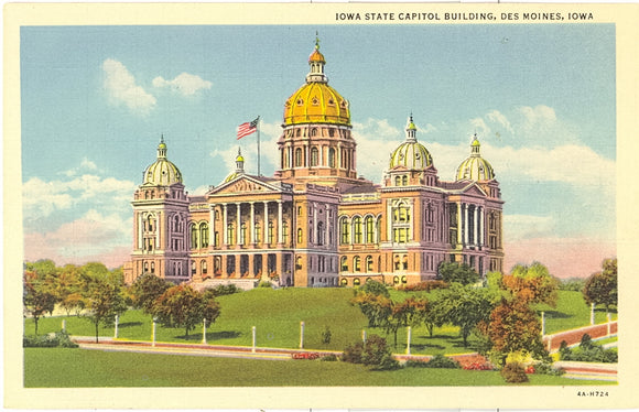 Iowa State Capitol Building, Des Moines, IA - Carey's Emporium