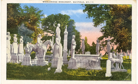 Woolridge Monument, Mayfield, KY - Carey's Emporium