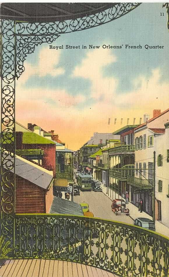Royal Street in French Quarter, New Orleans, LA - Carey's Emporium