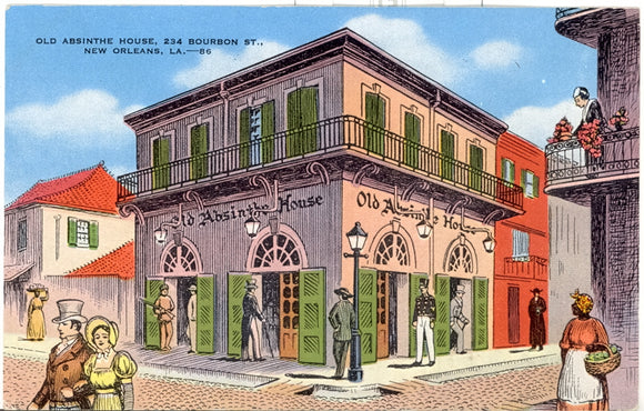 Old Absinthe House, 234 Bourbon St., New Orleans, LA - Carey's Emporium
