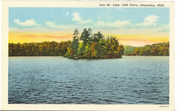 Iron Mt. Lake, Cliff Drive, Ishpeming, MI - Carey's Emporium