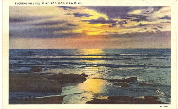Evening on Lake Michigan, Manistee, MI - Carey's Emporium
