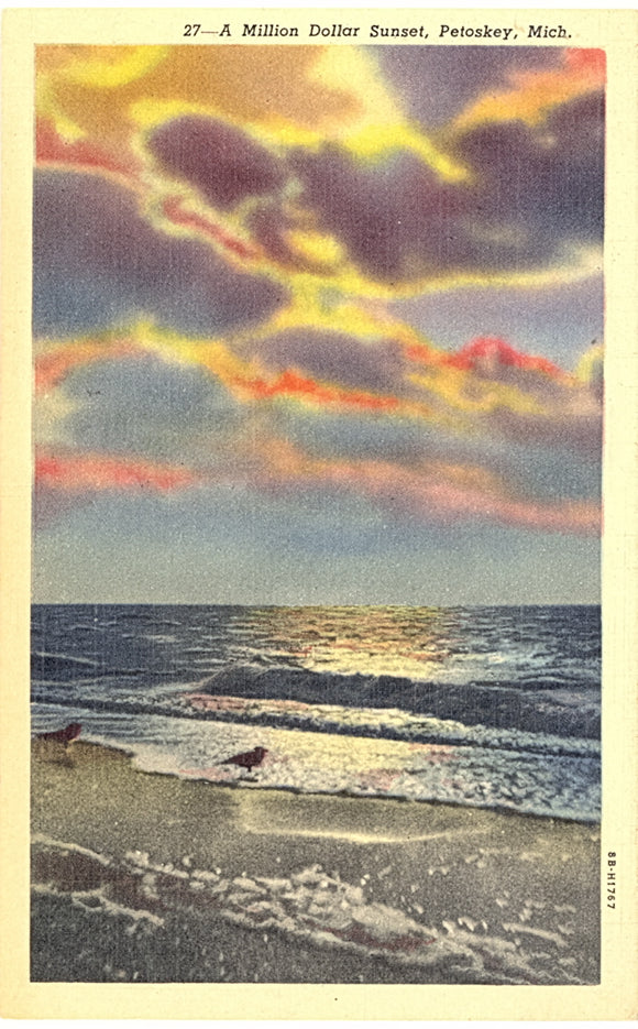 A Million Dollar Sunset, Petoskey, MI - Carey's Emporium