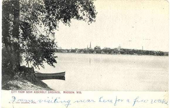 City from Near Assembly Grounds, Madison, WI - Carey's Emporium