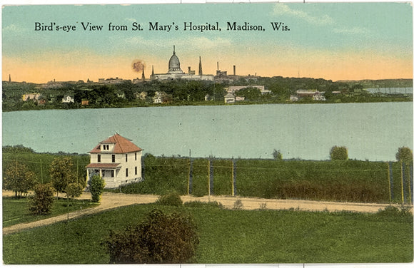Birds Eye View from St. Mary's Hospital, Madison, WI - Carey's Emporium