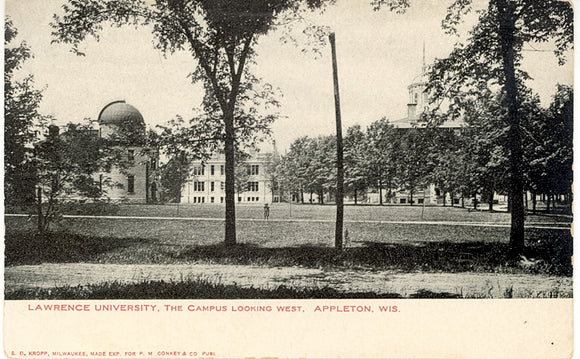 Lawrence University, The Campus Looking West, Appleton, WI - Carey's Emporium