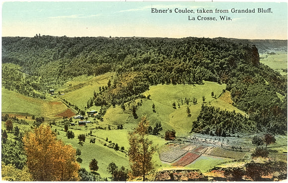 Ebner's Coulee, taken from Grandad Bluff, La Crosse, WI - Carey's Emporium