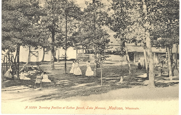 Dancing Pavilion at Esther Beach, Lake Monona, Madison, WI - Carey's Emporium