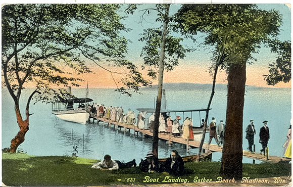 Boat Landing, Esther Beach, Madison, WI - Carey's Emporium