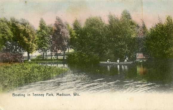 Boating in Tenney Park, Madison, WI - Carey's Emporium