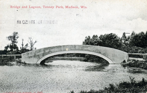 Bridge and Lagoon, Tenney Park, Madison, WI - Carey's Emporium
